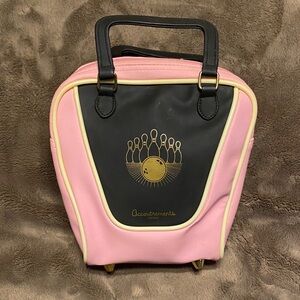 Pink and Black Women's Bag